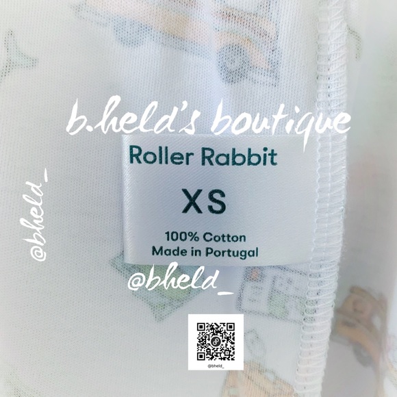 Roller Rabbit On The Road Polo Pajamas in White Size X-Small (XS) Brand New NWT - Picture 11 of 16
